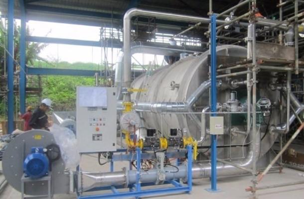 Система термического окисления очищаемого калорийного газа